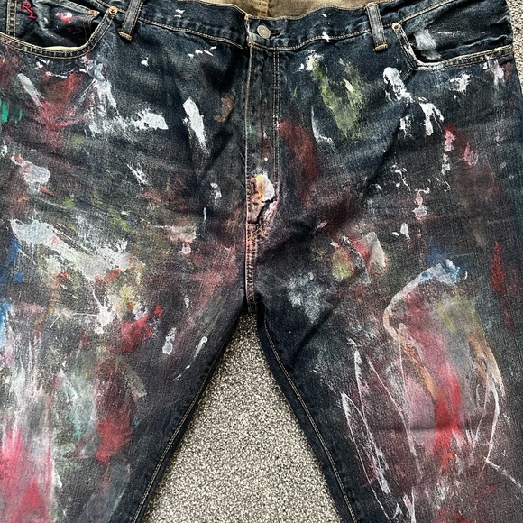Polo Splattered Jeans 46x32 - Picture 2 of 4